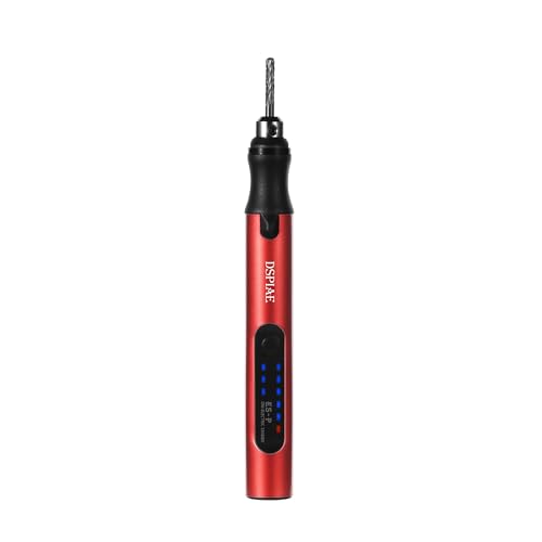 DSPIAE Portable Electric Sanding & Sharpening Pen – 3-Speed Mini Drill & Hobby Tool for Resin, Jewelry, DIY Crafts, Fine Polishing, Detail Grinding, 3mm Drill Compatible, Pen Sander Kit