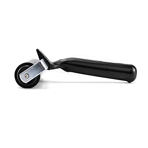 QWORK 6 Inch Rubber Roller, Tape Roller for Print, Tape, Wallpapers, Scrapbooks - size: 6 inch