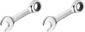 DURATECH 15mm Stubby Ratcheting Combination Wrench, Metric, CR-V Steel (Pack of 2) - size: 15 mm (Pack of 2)