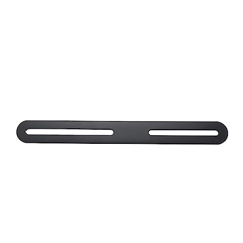 Xiaoyztan 8.5 Inch Stainless Flat Bracket Adjustable Support 6 Pcs - color: Black, size: Small