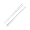 Unjoo Stainless Steel Ruler, 2-Pack, 16 Inch/40 cm Dual Scale Ruler - size: 16 inch 2 pack