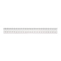 Starrett Blade Only for Combination Squares, Sets & Bevel Protractors, 24"L - size: 24", style: 4R Graduation