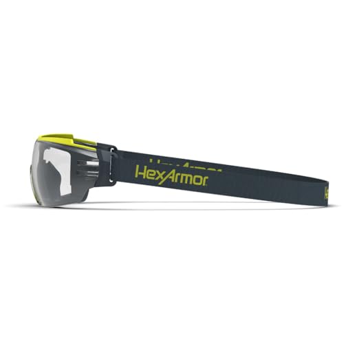 HexArmor MX350 Clear Anti Fog Eyewear with Cloth Strap - color: Clear / Trushields / Cloth Strap