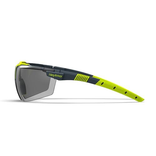 HexArmor VS300 Safety Glasses with Adjustable Side Arms Z87+ for Men and Women - color: Grey 23% / Anti Fog Anti Scratch