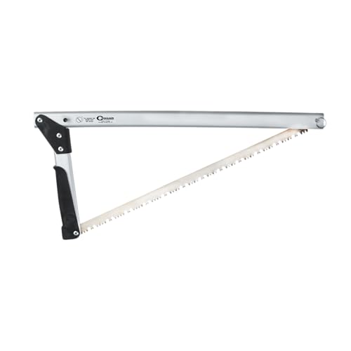 Coghlan's Folding Saw, 21-Inch Lightweight Hand Saw for Camping, Hiking, and Pruning; Durable Anodized Aluminum Frame and Steel Blade; 15 oz. Portable Design for Efficient Wood Cutting