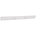 Task Lighting TR Series Angle Power Strip, 30 inch, 2 Dual Receptacles, White - color: White, size: 30 Inch
