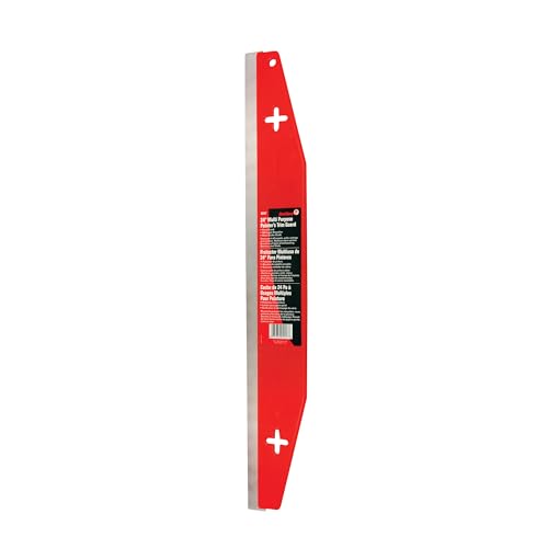 Red Devil 4047 Multi-Purpose Painter's Trim Guard, 24-Inch, Extra-Long Stainless Steel Edge, Ideal for Use as Paint Shield for Trim, Wallcovering Smoothing, Glass Cutting, and Scoring