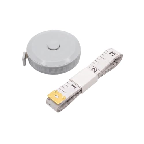 Measuring Tape for Body Measurements, Soft Tape Measure Double Scale, Has 150 Centimetre Scale on Reverse and Front 60 Inch - color: White Blue