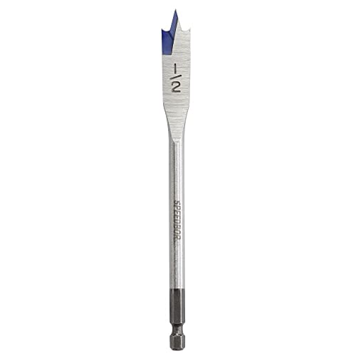 IRWIN SPEEDBOR Spade Wood Drill Bit 1/2" X 6" (88808) - style: 1/2-Inch Bit