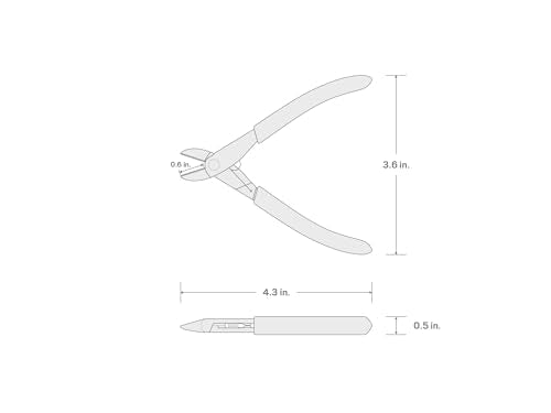 TEKTON Mini Diagonal Cutting Pliers | PMN54001 - style: Diagonal Cutting Pliers
