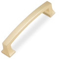 COTYKILEY 10 Pack 3.75 Inch(96mm) Brushed Brass Cabinet Handles Gold Kitchen Cabinet Pulls Cabinet Door Handles Kitchen Cabinet Hardware Cupboard Drawer Pulls Dresser Handles - color: Brushed Brass, size: 3.75" Hole Center（96MM）