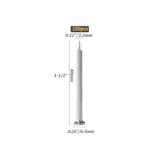 Concrete Nails 1-1/2 Inch for Masonry & Cement Walls - size: 1-1/2 Inch