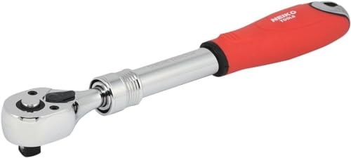 NEIKO 03067A 3/8-Inch-Drive Extendable Ratchet Handle, 72-Tooth Reversible Ratcheting Feature, Extends 8 1/2 to 12 3/8 Inches - size: 3/8" Drive, style: Extendable Ratchet