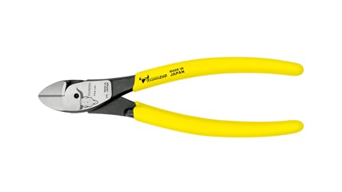 Tsunoda PKN-160, High-Leverage Heavy Duty Diagonal Cutters 6-inches (160mm) - size: 6-inches PVC Dipped Handle