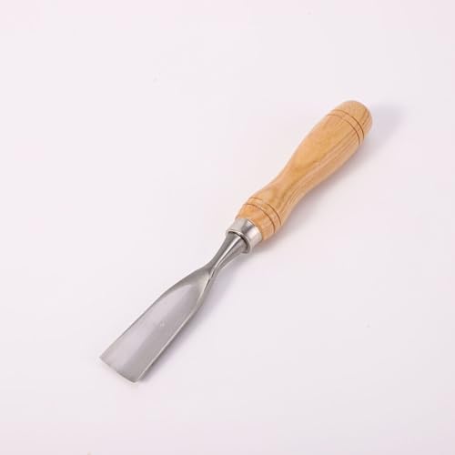 Buyohlic 12-Pieces Woodworking Wood Chisel Carving Tool Set with Wooden Box Razor Sharp CR-V 60 Steel Blades