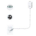 TROND Electrical Outlet Extender 360° Rotating Plug with 20W USB C, 36in - size: 3 FT 360° Rotating Plug