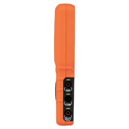 Klein Tools MM450 Slim Digital Multimeter, Reverse Contrast Display with Lead Alert, Auto-Ranging TRMS, 600V AC/DC Voltage, Current, Resistance, Temp, Frequency, Continuity - size: Slim Meter