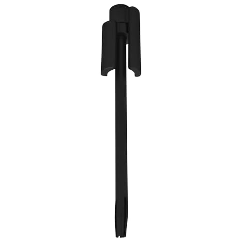 Nuk3y Door Saver 2 II Hinge Pin Stop Fits All 3"" to 4-1/2"" Residential Hinges (Black) - color: Black