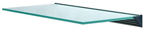 LTL Home Products GL6030OPKIT Wallscapes Glacier Floating Glass Wall Shelf Kit, 12" x 24", Opaque Glass - color: Opaque, size: 12"X24"
