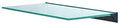 LTL Home Products GL6030OPKIT Wallscapes Glacier Floating Glass Wall Shelf Kit, 12" x 24", Opaque Glass - color: Opaque, size: 12"X24"