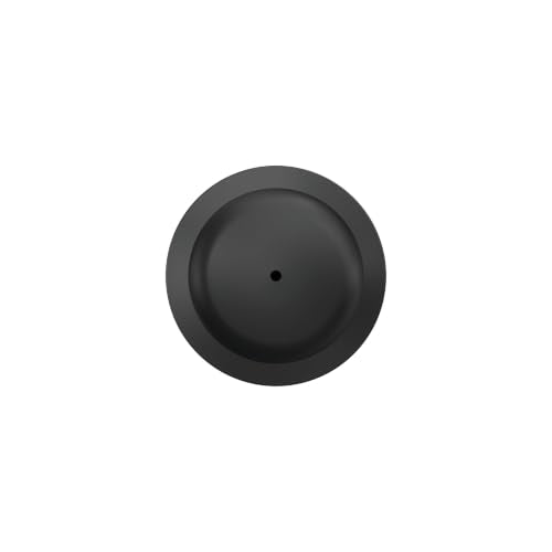 Schlage Plymouth Bed/Bath Privacy Door Knob with Lock, Matte Black - color: Matte Black, size: Standard