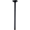Shower Arm with Flange 16 Inches Ceiling Mount Replacement Rain Shower Head Straight Arm Ceiling-Mounted High Pressure Rain Matte Black,SW-91038-16MB. - color: R-angle Square Flange-16" Matte Black