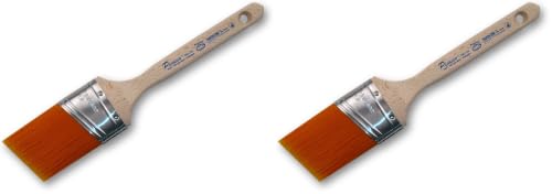 Proform Technologies PIC1-2.5 Picasso Oval Angle Sash Paint Brush, 2-1/2-Inch (Pack of 2) - size: 2.5 inch (Pack of 2)