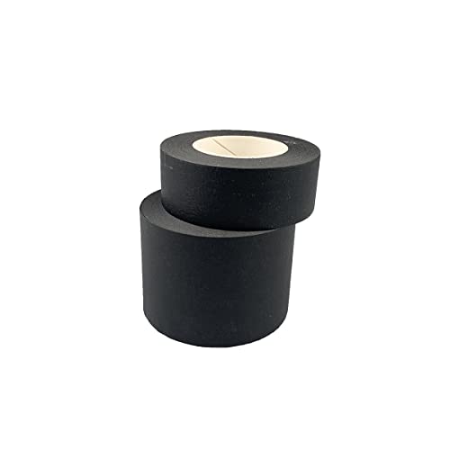 4 Rolls Black Masking Tape Multi-Size - color: Black, size: 2Inch,1Inch,0.7Inch,0.5Inch X 22 Yard