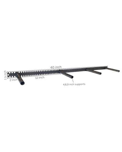 Floating Shelf Brackets - Sheppard Brackets - Easy Install - Heavy Duty (40 inch Build Kit) - size: 40 inch with Build Kit