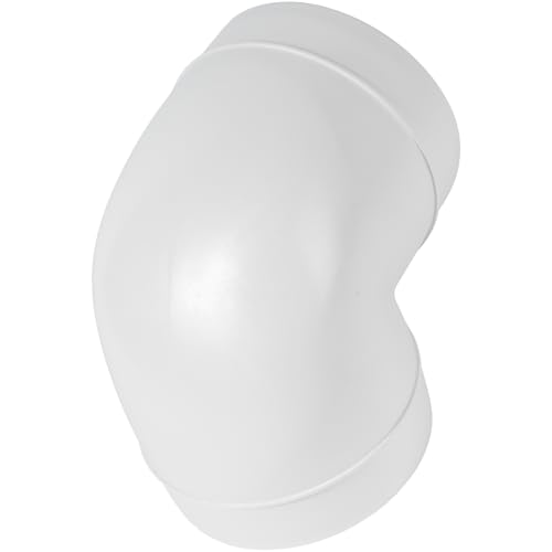 Vent Systems 5" inch Elbow 90 degree Duct Pipe Connector Flexible Round Tube Ventilation Hose ABS Plastic 125 mm - size: 5''