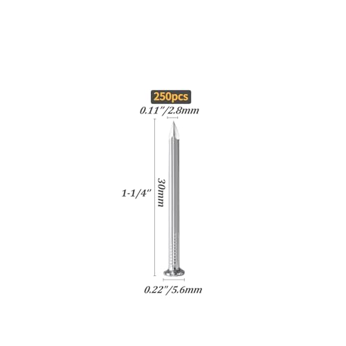 Concrete Nails 1-1/4 Inch for Masonry & Cement Walls - size: 1-1/4 Inch