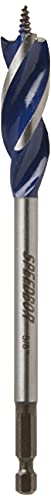 IRWIN SPEEDBOR Tri Flute Wood Drill Bit 5/8" X 6"(3041002) - size: Pack of 1, style: 5/8-Inch Bit
