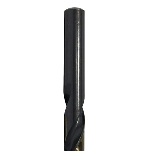 Drill America KFD1P12 #1 High Speed Steel Black & Gold KFD Split Point Drill Bit (Pack of 12), KFD Series - size: #1