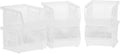 Akro-Mils 30210 AkroBins Plastic Storage Bins, 5"x4"x3", Clear, 6-Pack - color: Clear, size: 6 Pack
