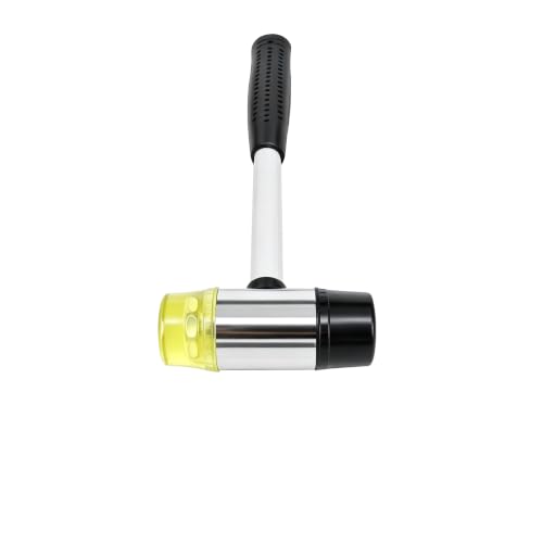Small Rubber Mallet Hammer – 30 mm Lightweight Double-Sided Rubber and Plastic Head | Non-Slip Ergonomic Grip | Durable, Scratch-Free Tool for Jewelry Making & Repair, Delicate Craft, Furniture Setup