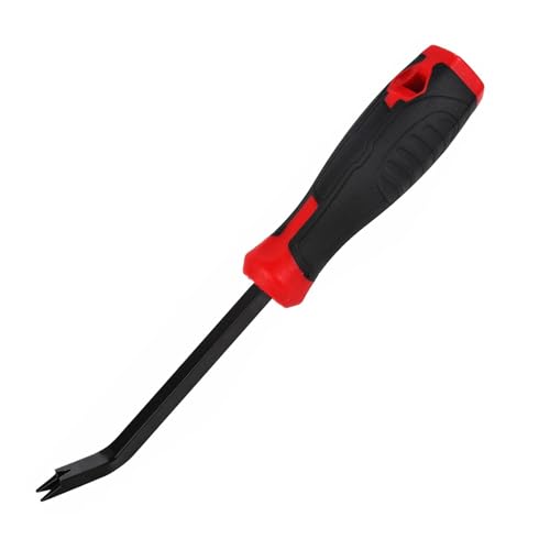 Heavy Duty Upholstery Staple Remover Puller Tool, Black Red - color: Black Red