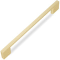 10 Pack 6-1/4 Inch(160mm) Cabinet Pulls Brushed Gold Kitchen Cabinet Handles Zinc Alloy Drawer Pulls Solid Cabinet Hardware - color: Brushed Gold, size: 6-1/4'' Hole Center(160mm)