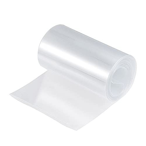 MECCANIXITY Battery Wrap PVC Heat Shrink Tubing 58mm Dia 90mm Flat 10 Feet(3meters) Clear Good Insulation for Battery Pack - color: Clear, size: 58mmx90mmx3m