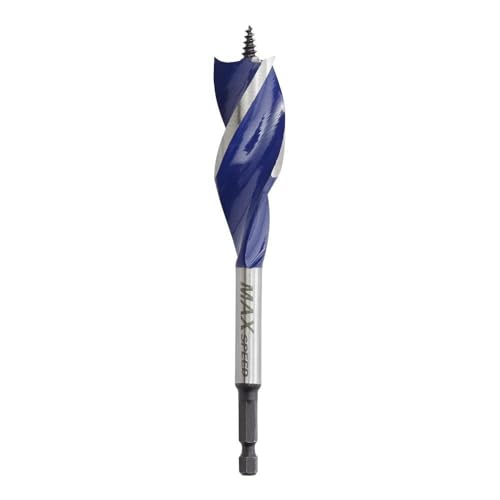 IRWIN SPEEDBOR Tri Flute Wood Drill Bit 1" X 6"(3041007) - size: Pack of 1, style: 1-Inch Bit