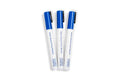 Souper Cubes 3mm Tip Size Water Based Paint Markers, Pack of 3 Blue Washable Markers, Non-Toxic Acid-Free Ink, Ideal for Labeling Freezer Trays, Kitchen Containers and More