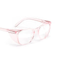 Stoggles Square Wide Fit Z87.1 Certified Polycarbonate Safety Glasses - color: Blush, size: Wide