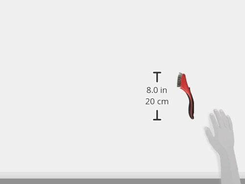 Warner 3410493 5x11 Row, Stainless Steel Stripper Brush - size: 5x11, style: Stainless Steel