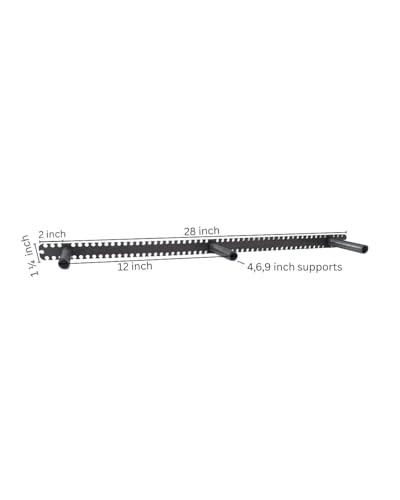 Floating Shelf Brackets - Sheppard Brackets - Easy Install - Heavy Duty (28 inch Build Kit) - size: 28 inch with Build Kit