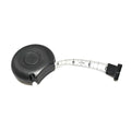 Body Tape Measure 80inch/205cm,Retractable Body Measuring Tape,Double-Scale Circumference Soft Measuring Tape with Lock Button for Body:Waist Hip Bust Arms Weight Loss and More (Black) - color: Black