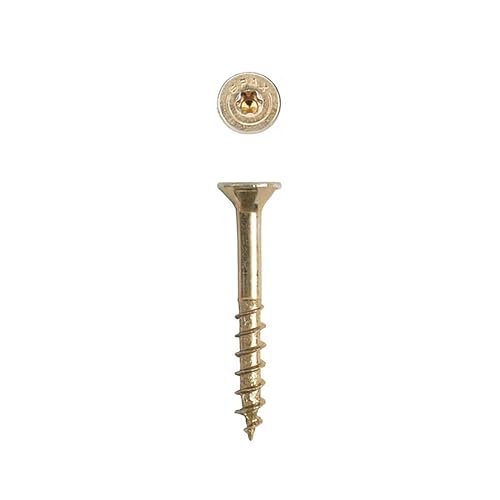 SPAX #8 x 1-1/4" Interior Flat Head Wood Screws Construction Framing Torx T-Star Plus (2500 EA) Bulk Pail Includes 3 Bits Countersunk Flush Finish - size: #8 x 1-1/4"