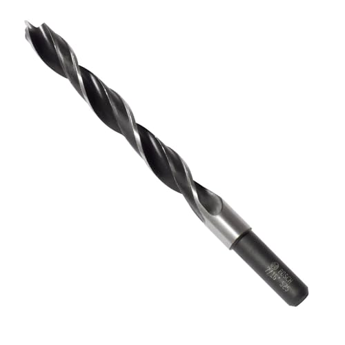 BOSCH BP14606 7/16 in. Brad Point Bit - Precise Starts, Clean Holes, Accurate Wood Drilling, Handheld Drill/Drill Press Compatible - size: 7/16" DIAMETER