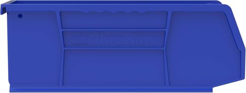 Akro-Mils 30224 AkroBins Plastic Storage Bins, 11"x 4"x 4", Blue, 12-Pack - color: Blue