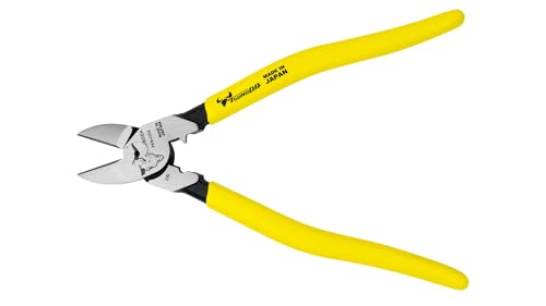 Tsunoda PKN-225A High-Leverage Heavy Duty Diagonal Cutters 9-inches (225mm) - size: 9-inches PVC Dipped Handle
