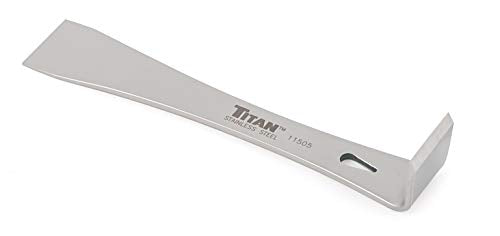 Titan Tools 11505 5-1/2-Inch Stainless Steel Pry Bar Scraper - size: One Size