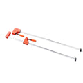 VEVOR Bar Clamps for Woodworking, 2-Pack 50" Parallel Clamp Set, F Clamp with 1100 lbs Load Limit, Even Pressure, High-strength Plastic and Carbon Steel, Wood clamps for Woodworking Metal Working - size: 50"(2 Pack), style: Heavy-Duty